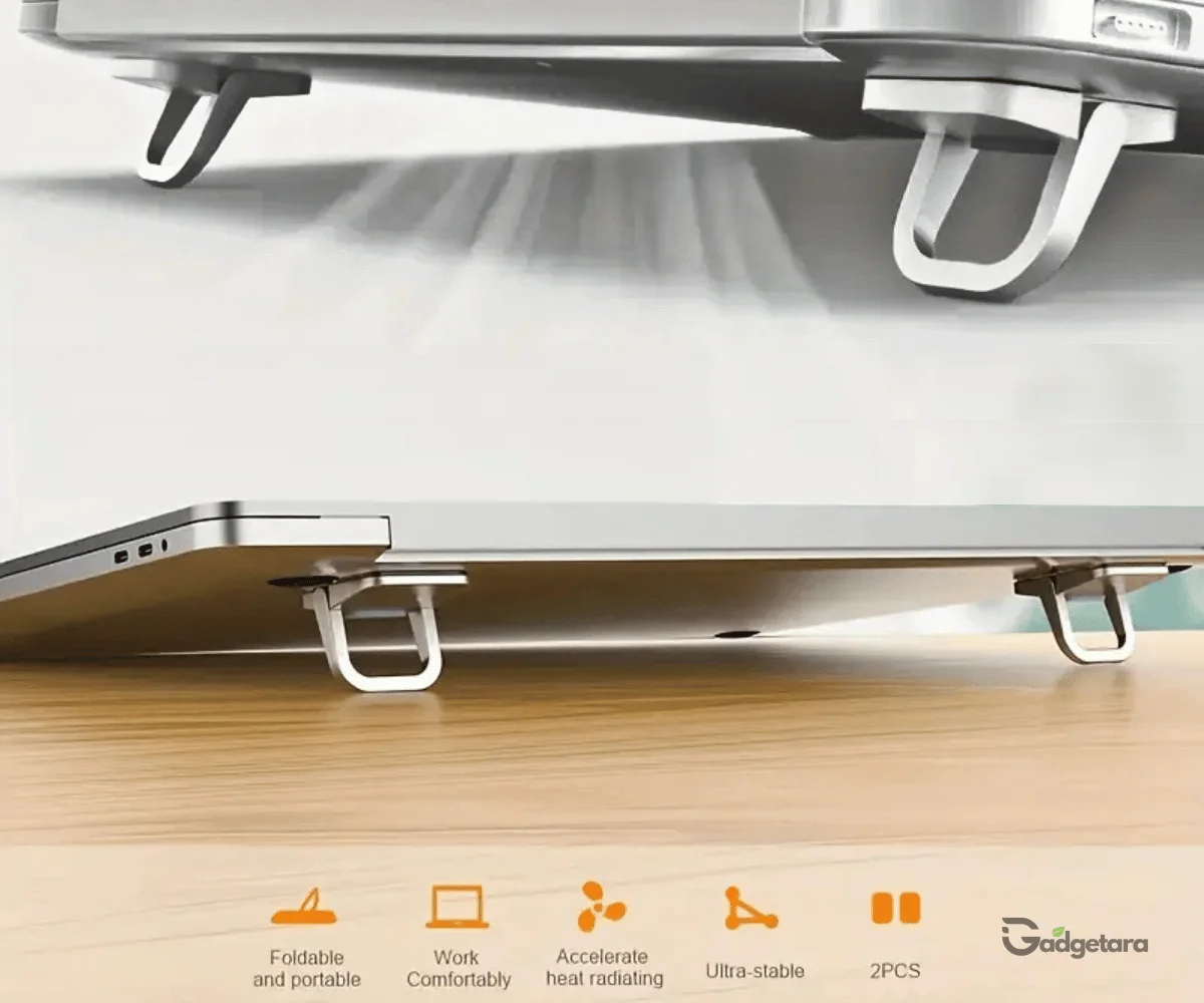 Fixed Mini Aluminum Laptop Stand 5 - gadgetara.store