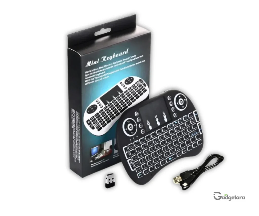 Backlit Mini Wireless Keyboard with Touchpad & Multimedia Keys 5 - gadgetara.store